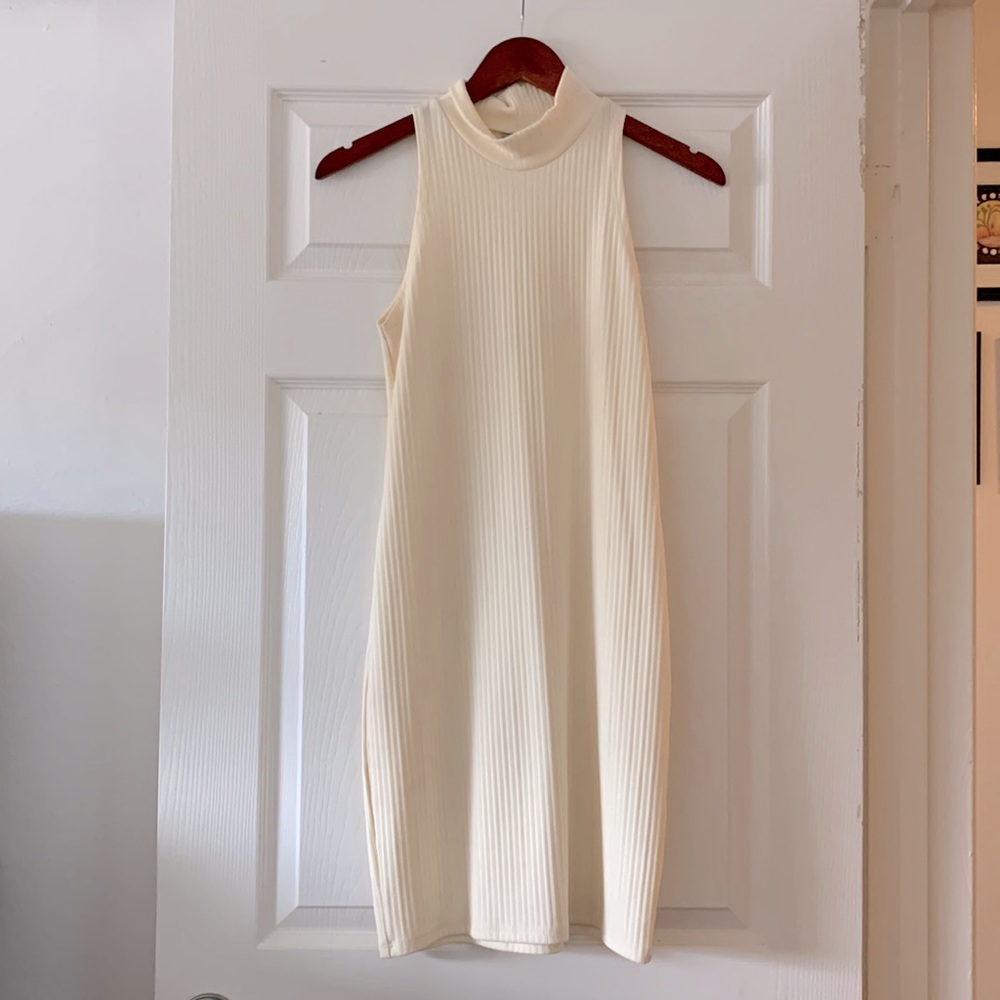 Knitted White Midi Dress